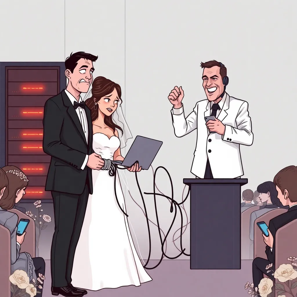 Startup Mandates Wedding-Day Work Check-Ins for 'Synergy Optimization.'