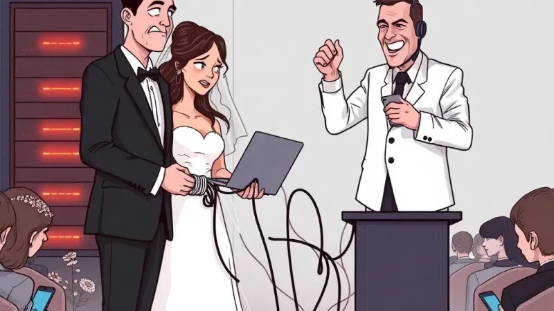 Startup Mandates Wedding-Day Work Check-Ins for 'Synergy Optimization.'