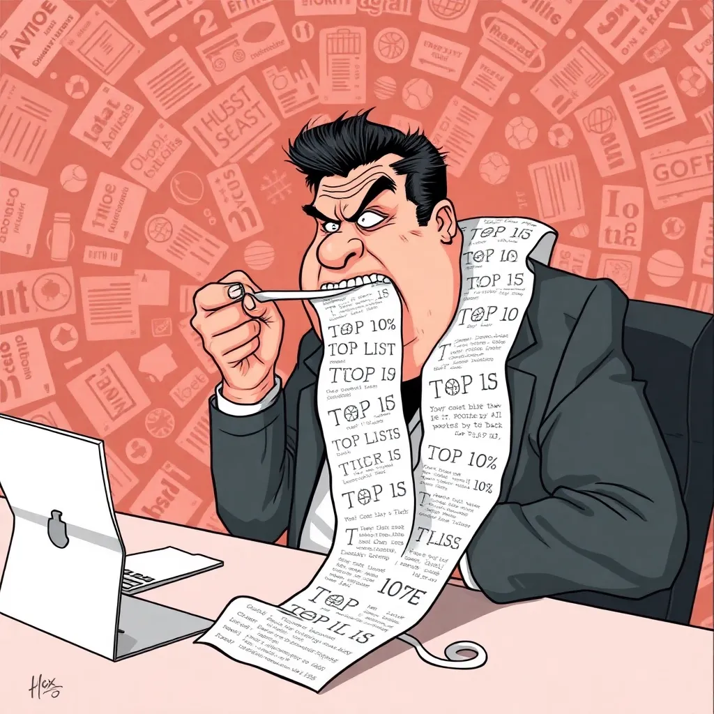 80% of Sports Media Now Just Lists About Other Lists