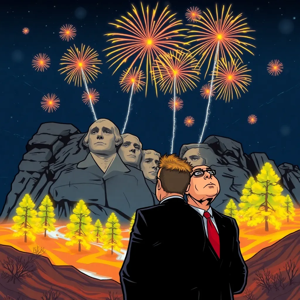 Mount Rushmore Fireworks Approved, 'Tradition' Found More Resilient than Ecosystem