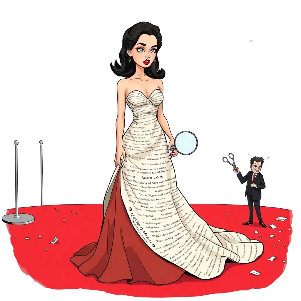 Analysts Confirm Hathaway's Dress Contains Legally Binding Sequel Clause.