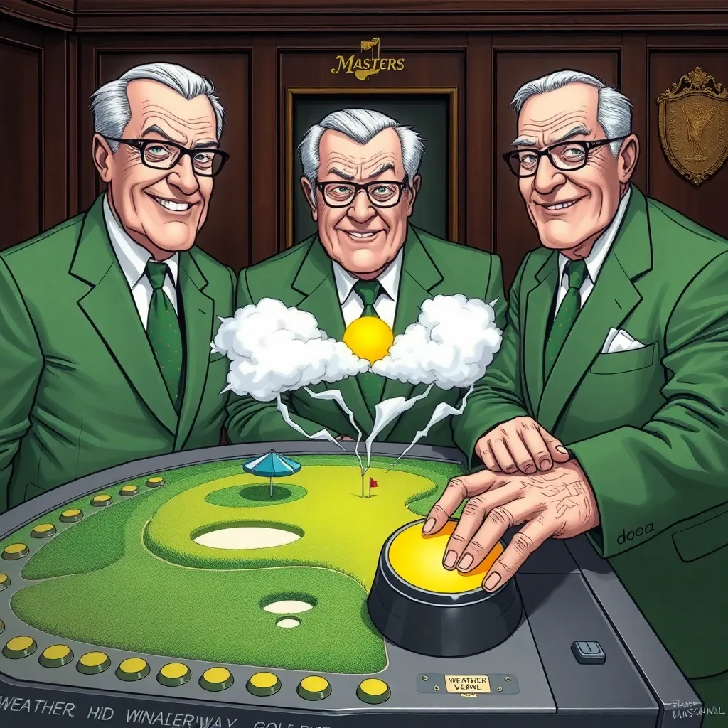 Masters Committee Deploys Proprietary Atmospheric Controls for Perfect Friday.
