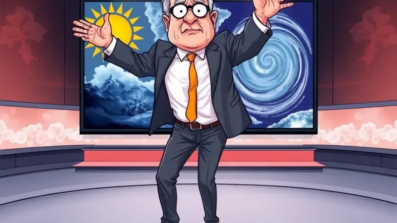Local Weatherman Admits Forecasts Now Just 'Vague Suggestions'
