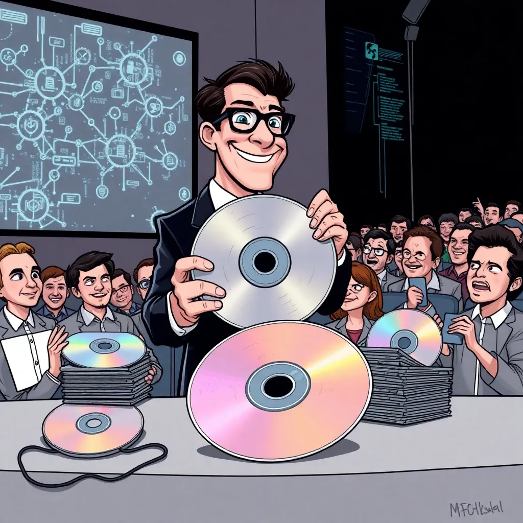 Tech Startup Unveils Revolutionary 'Physical Data Disc' to Combat Streaming Fatigue