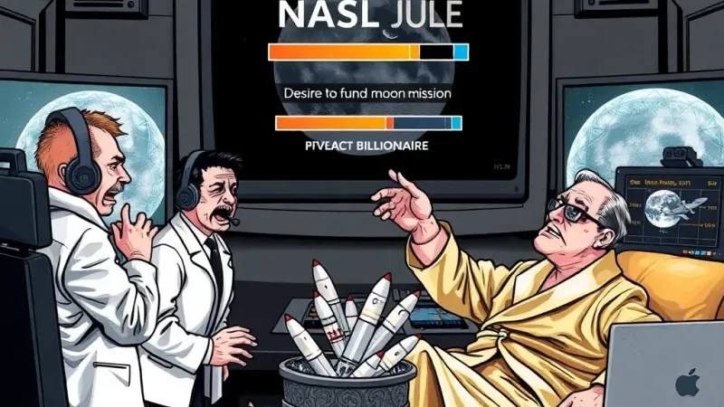 NASA's Lunar Landing Strategy: Wait for a Rich Guy to Feel Like It.
