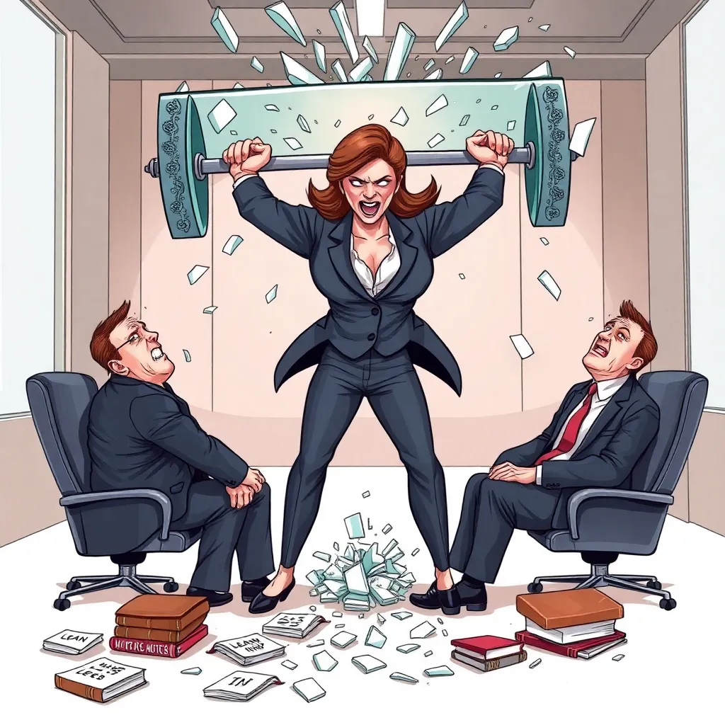 New Study: Female Executives Discover Brute Force More Effective than Mentorship