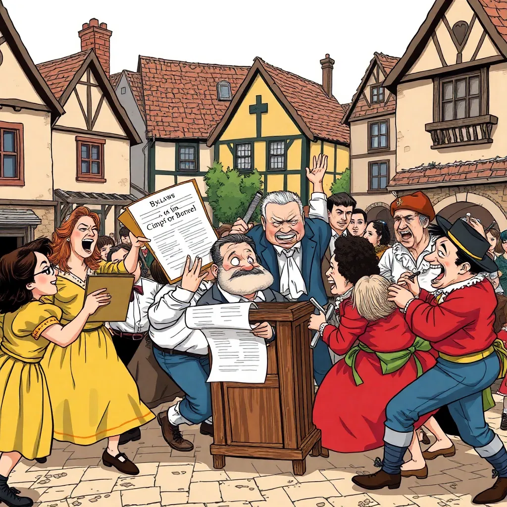 Community Reenactment Achieves Perfect Historical Accuracy: Rampant Infighting