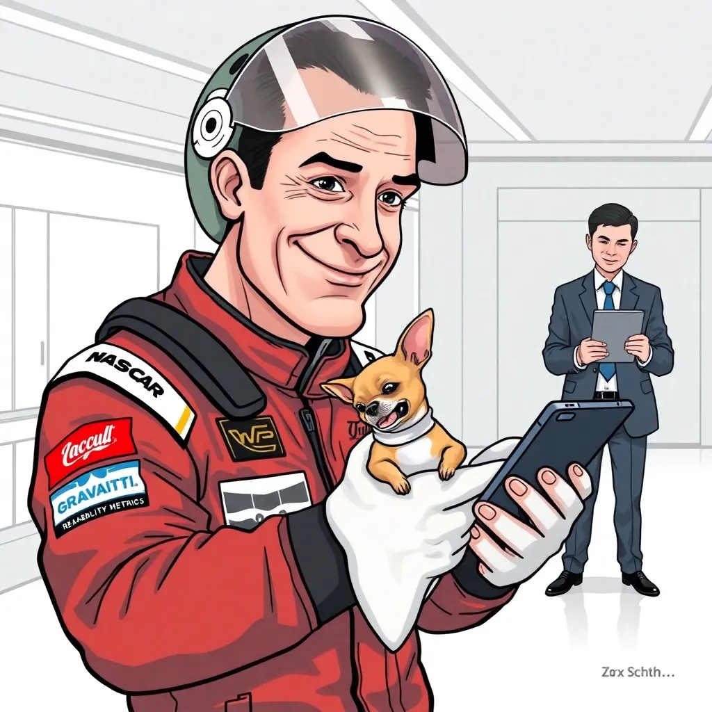 NASCAR Driver Completes Mandated Quarterly Humanizing Activity at Local Shelter