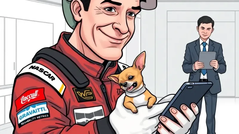 NASCAR Driver Completes Mandated Quarterly Humanizing Activity at Local Shelter