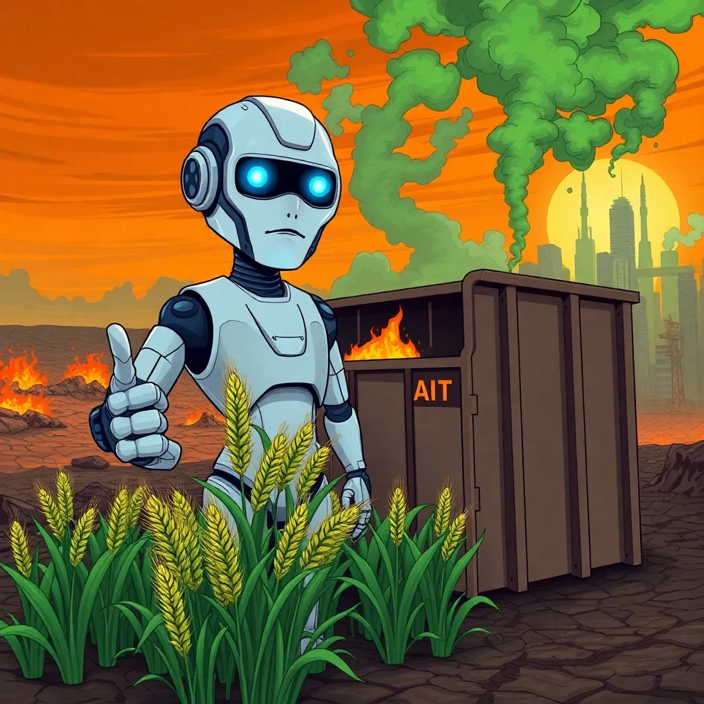 AI Selects Wheat Able to Thrive in Current Global Dumpster Fire