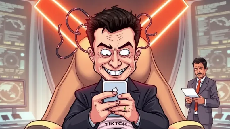 Musk's TikTok Activity Reclassified as "Critical Competitive Intelligence."