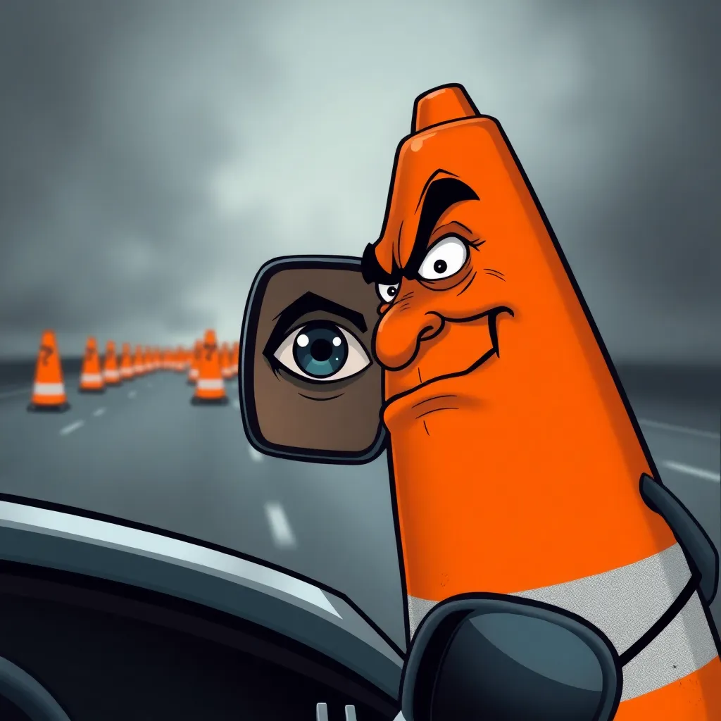 I Am a Traffic Cone and I'm Judging Your Driving.