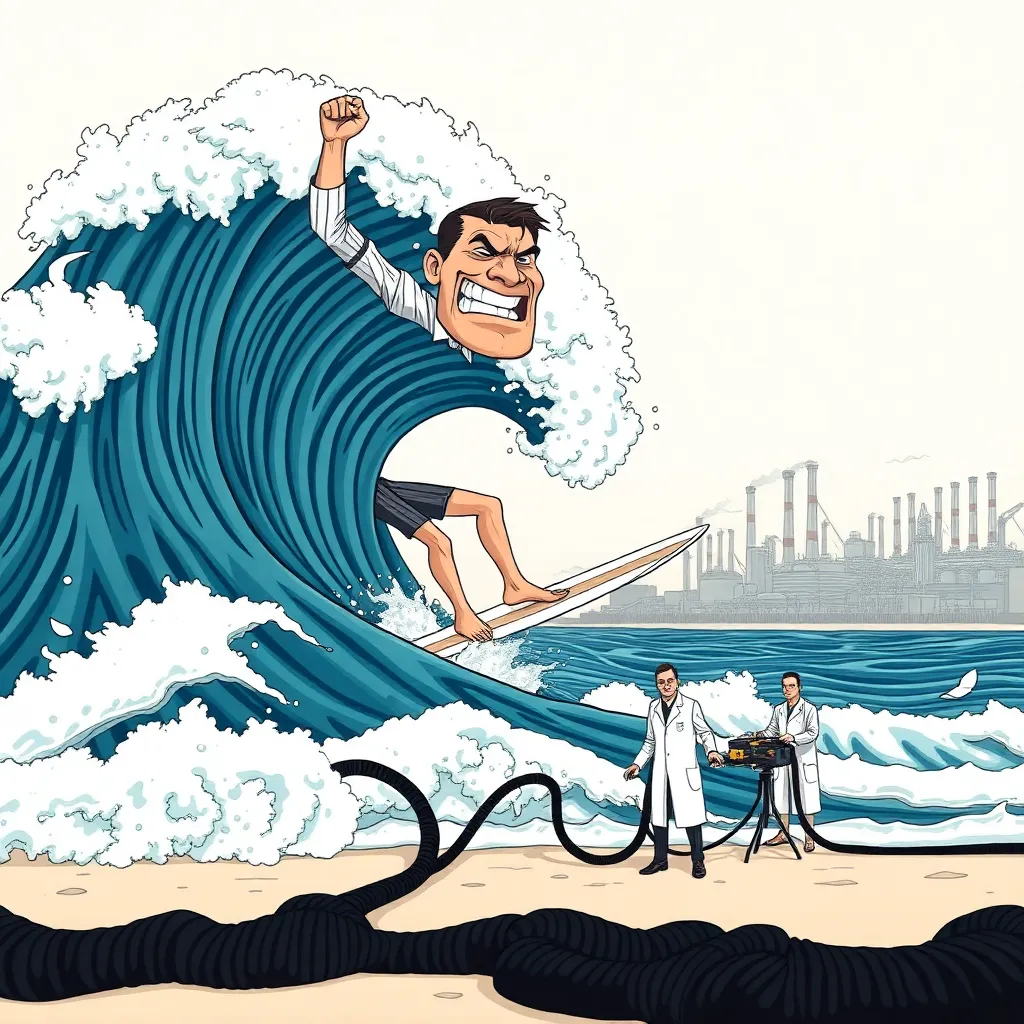 Pro Surfer’s Victory Confirms Human Carbon Footprint Enhances Wave Performance.
