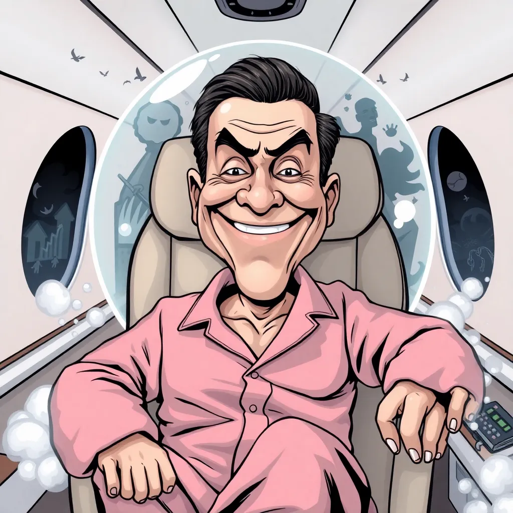 Billionaire's 'Simple' Happiness Routine: a Private Jet and No Existential Dread.