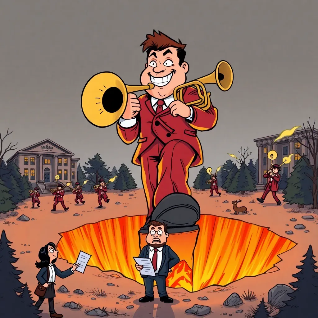 UW Marching Band Finale Declared 'Class 3 Ecological Event'