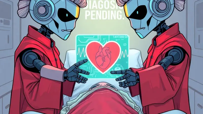 AI Cardiology Rivals Sue, Delaying Robot Diagnosis of Impending Death