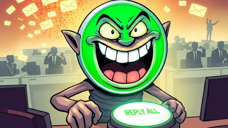 Reply All Button: "I Live for Your Email Chaos