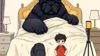 Dog's 'Loyal Wait' for Child Revealed as Strategic Bed-Claiming Maneuver