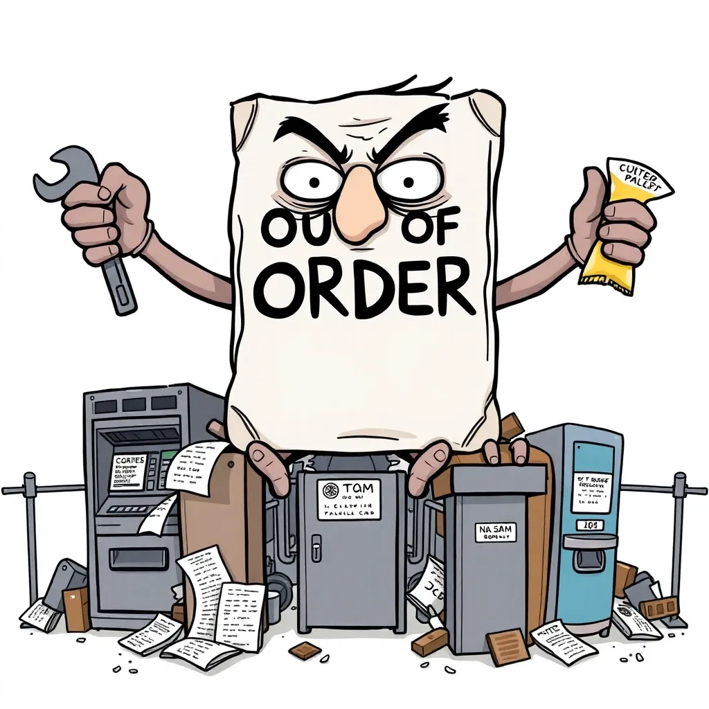 I Am the "Out of Order" Sign and Your Inconvenience Is My Entire Existence