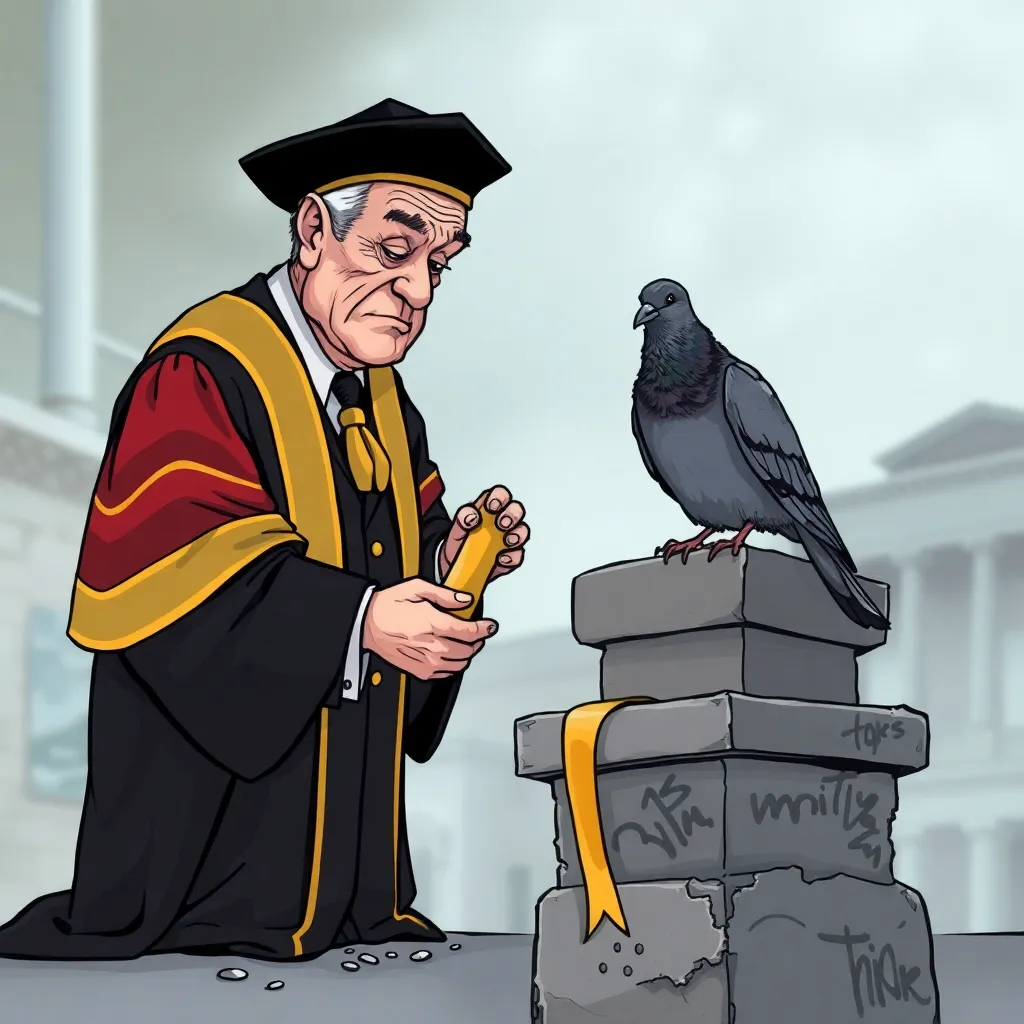 An Open Letter to the Single, Utterly Unremarkable Pigeon that Unwittingly Inspired ULM's Warhawk Mascot