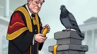 An Open Letter to the Single, Utterly Unremarkable Pigeon that Unwittingly Inspired ULM's Warhawk Mascot