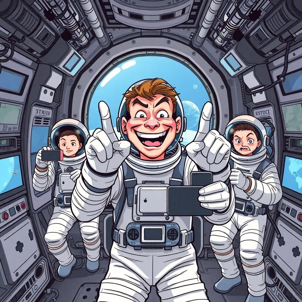 ISS Crew Finally Finds Something Shareable for TikTok