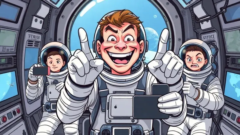 ISS Crew Finally Finds Something Shareable for TikTok