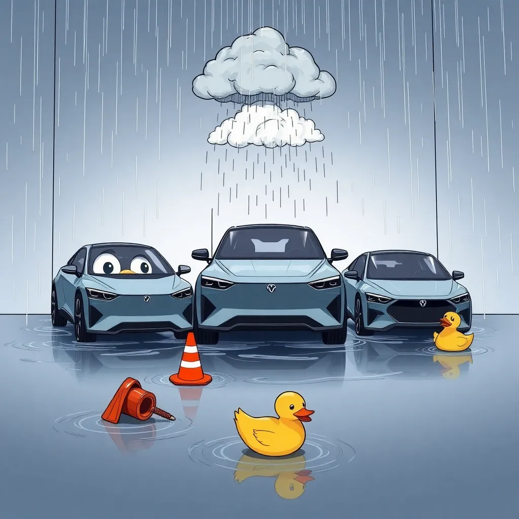 New Mobility 'Big Three' Declared, Still Unable to Handle Heavy Rain