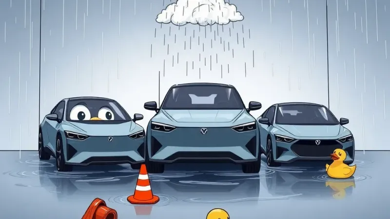 New Mobility 'Big Three' Declared, Still Unable to Handle Heavy Rain