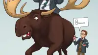 New Study Reveals Moose Dislike Being Ridden and Spurred