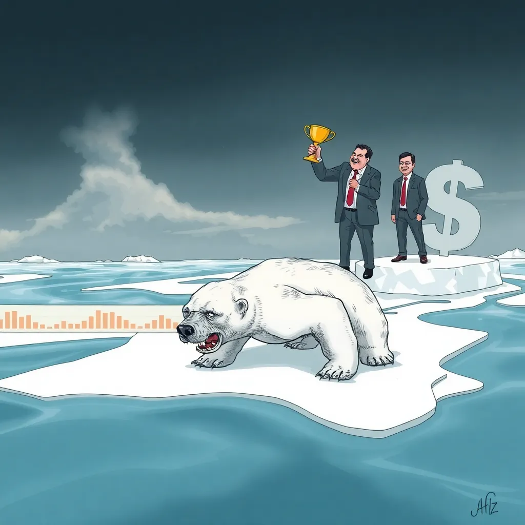 Climate Think Tank Hails Polar Bear's 427-Mile Swim as 'Free Market Adaptation'