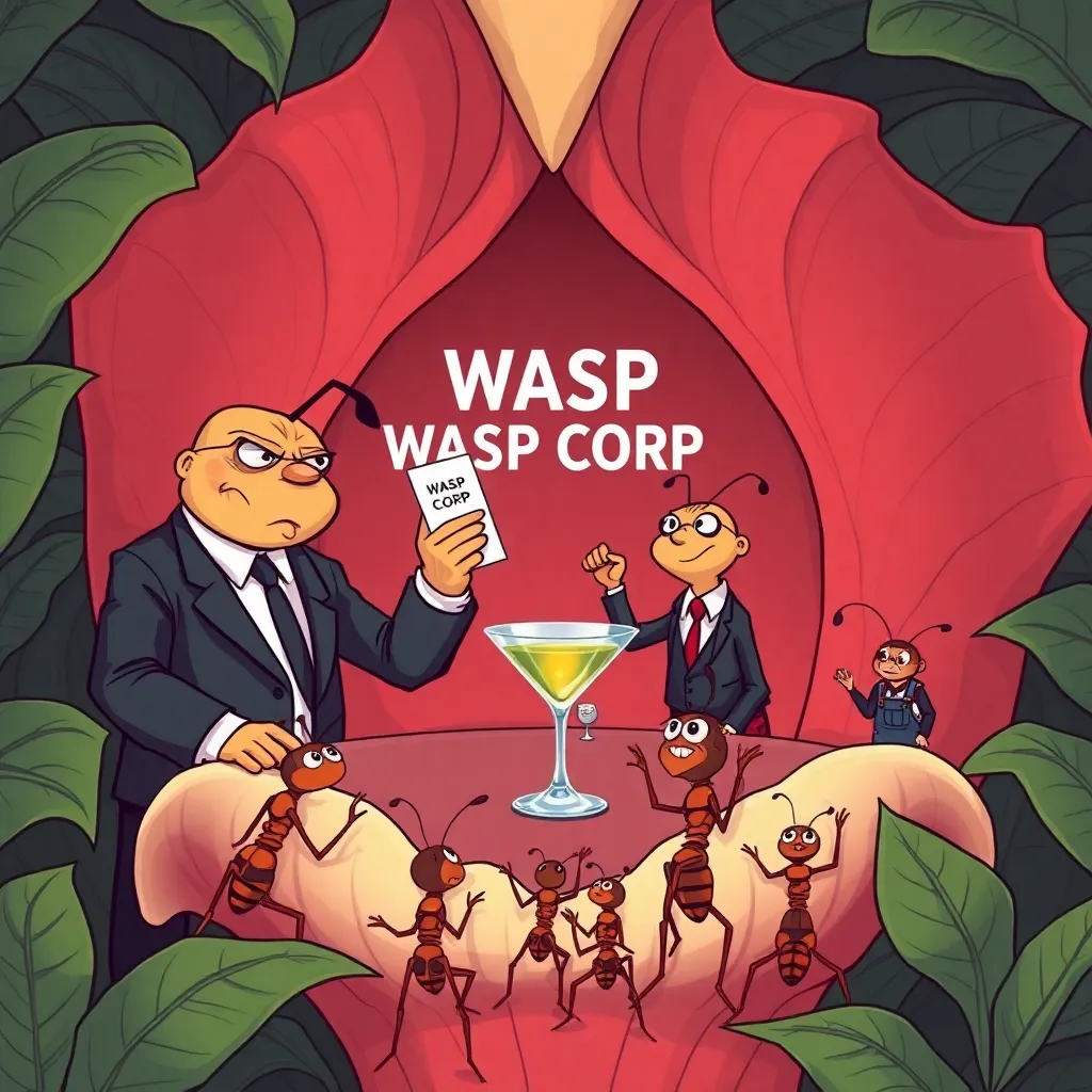 Wasps execute hostile takeover of 10-million-year ant-plant mutualism
