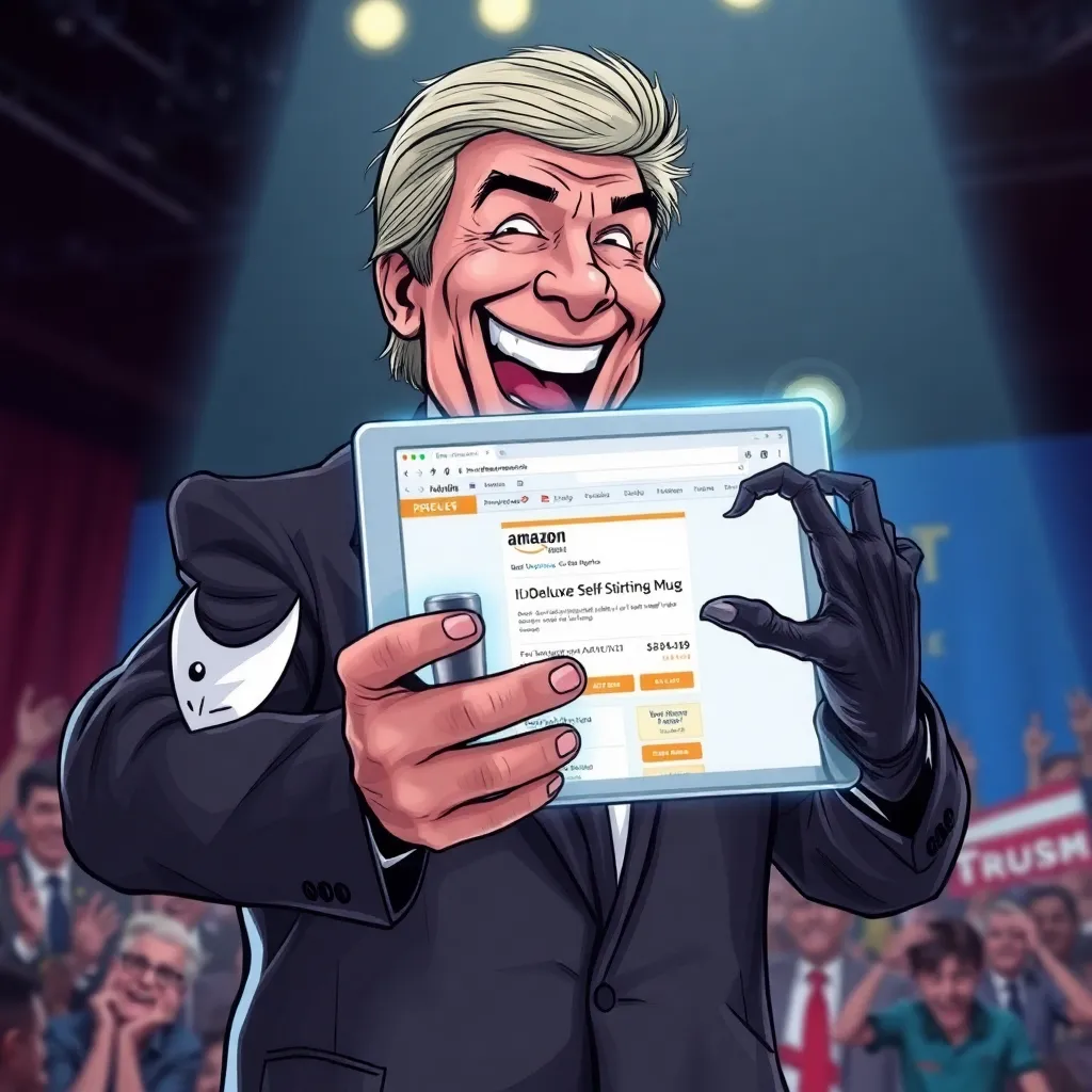 Candidate's ad implies opponent once browsed same Amazon product page as Epstein