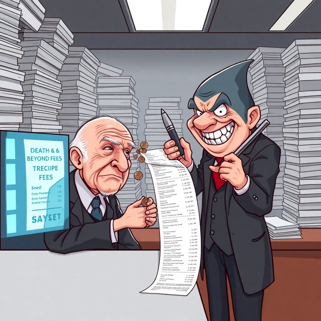 Elderly parent's estate planning reveals average American cannot afford death.