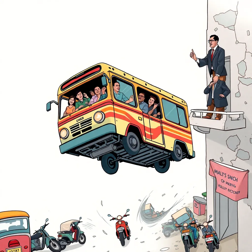 Bangladesh: Bus Chaos Now 'National Art'.