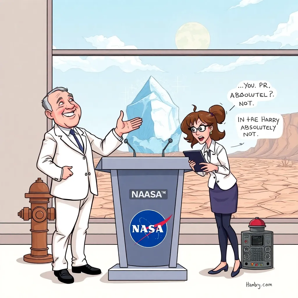 NASA maps galactic ice, clarifies it's 'not for drinking'.
