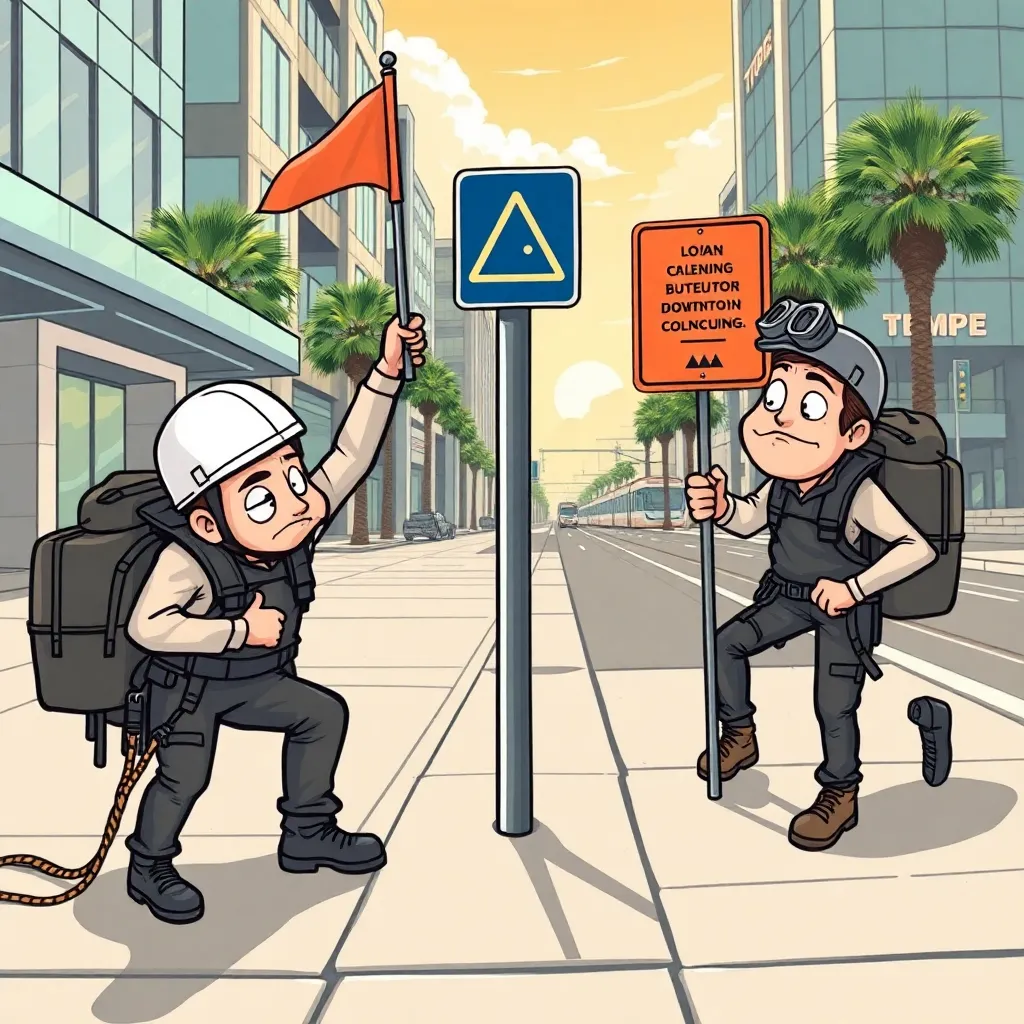 Downtown Tempe's "Urban Adventure" Simulates Navigating Existing Infrastructure.