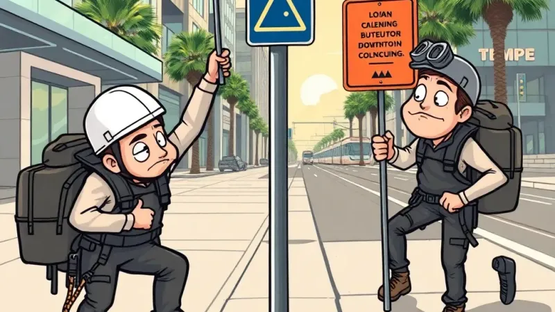 Downtown Tempe's "Urban Adventure" Simulates Navigating Existing Infrastructure.