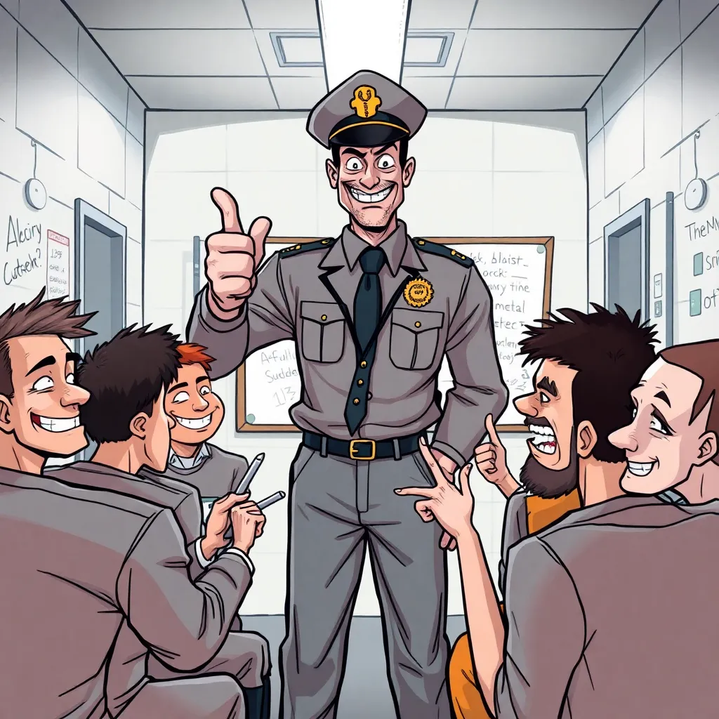 Guard lauded for boosting inmate participation in facility searches