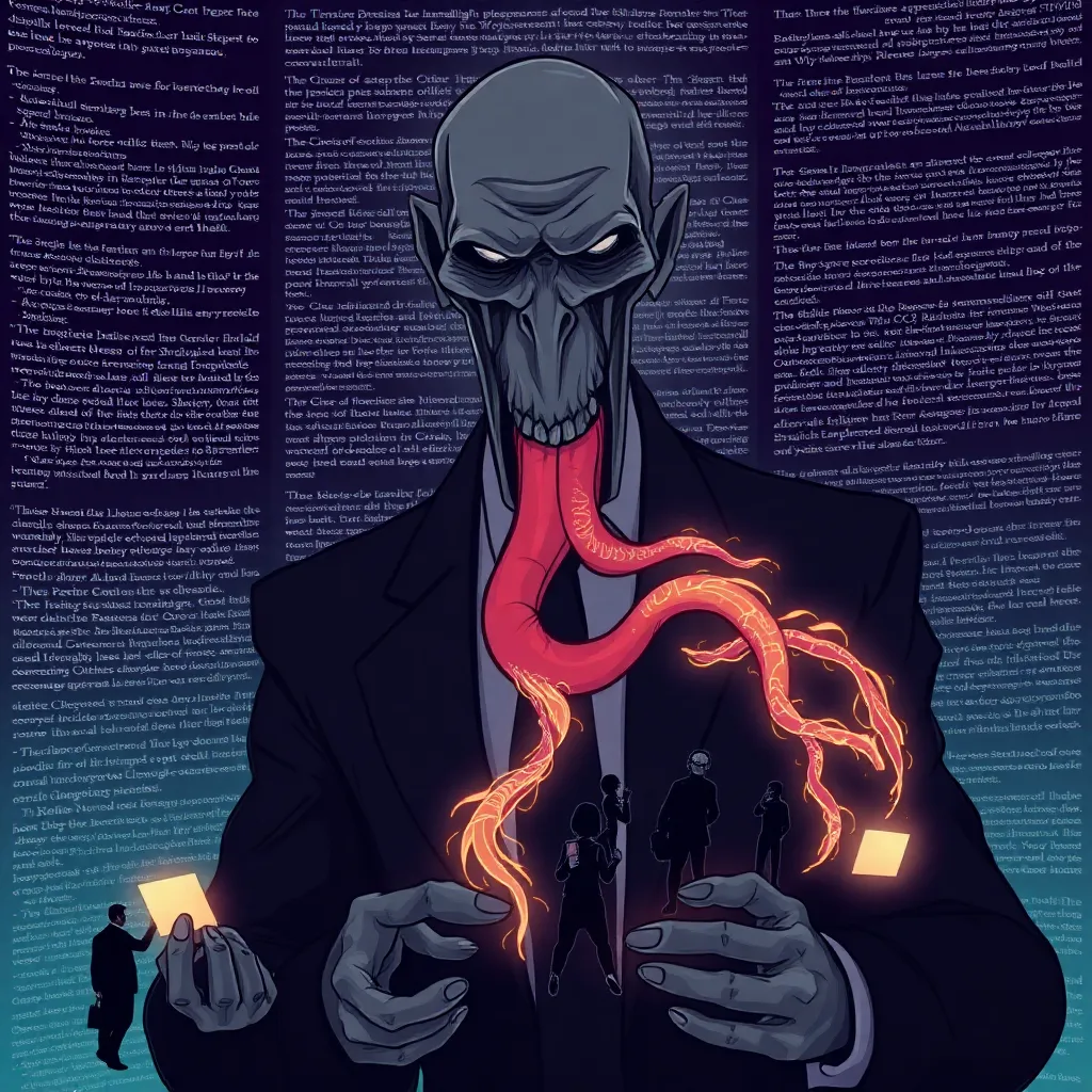I Am The Terms & Conditions and I Know All Your Secrets