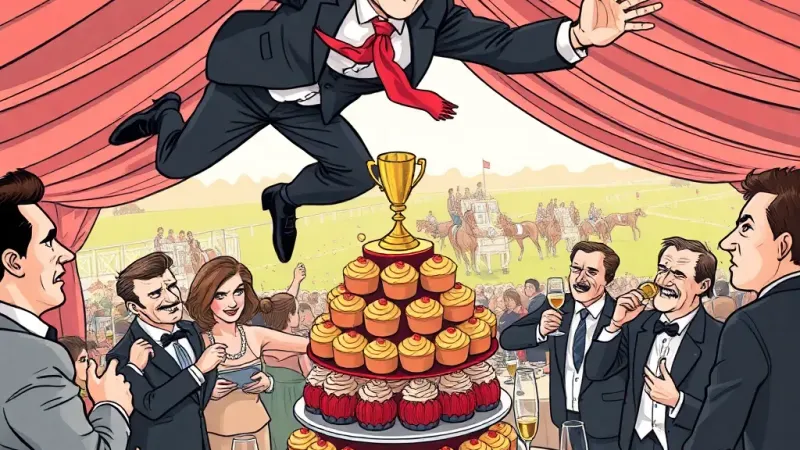 steeplechase kickoff party now primary event, actual race 'a charming formality'