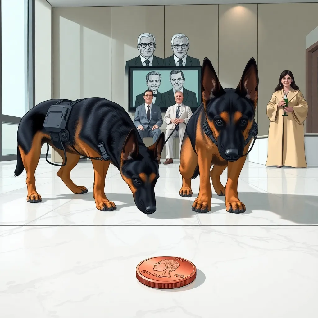 billionaires sigh with relief as regulators deploy dogs to sniff cash