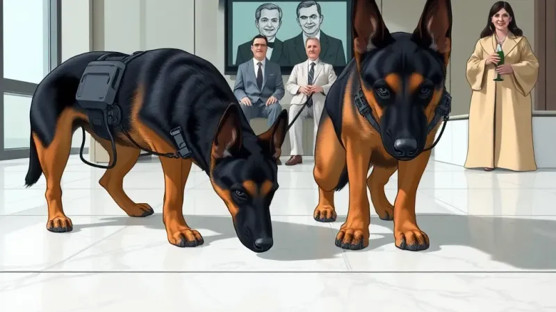 billionaires sigh with relief as regulators deploy dogs to sniff cash