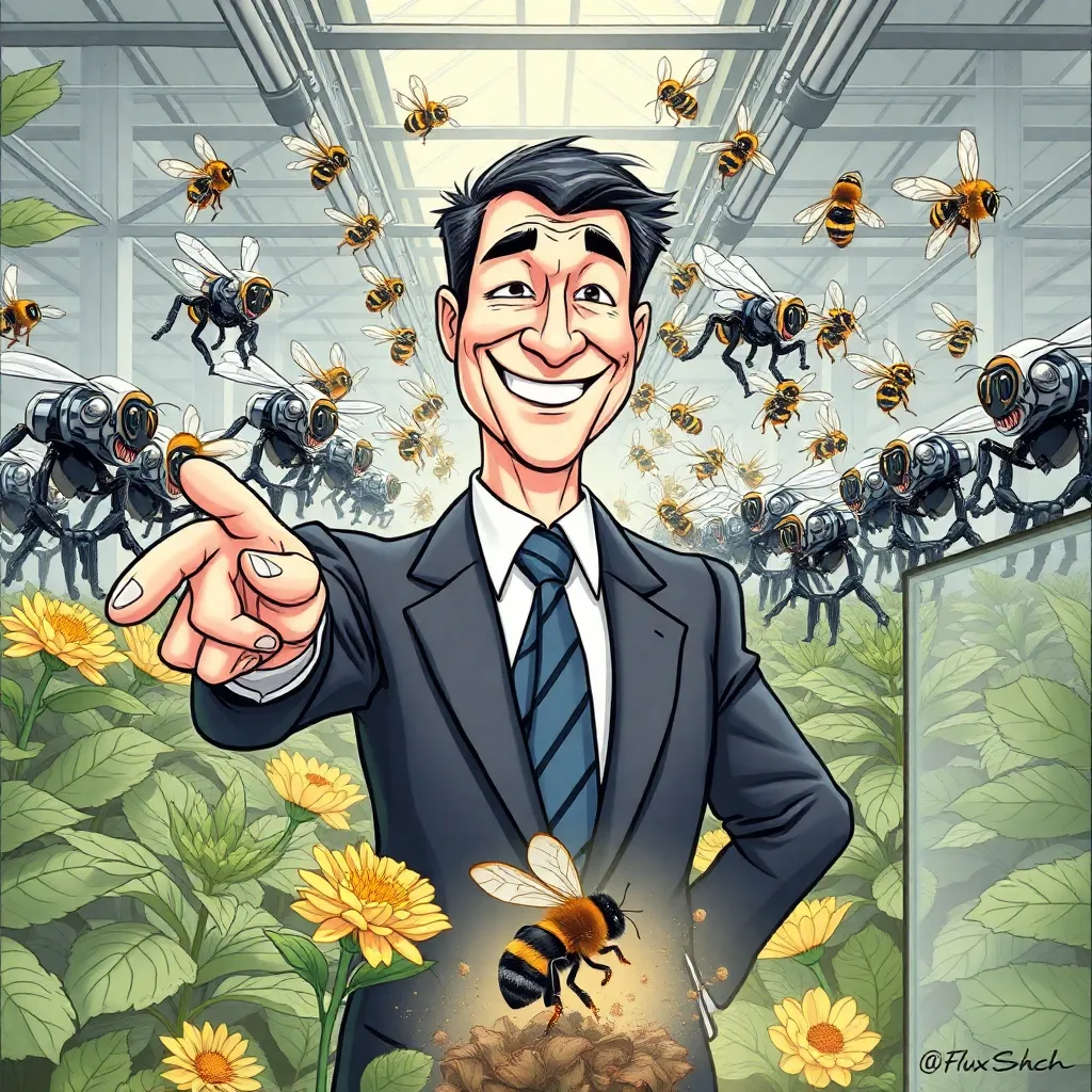 Agriculture Industry Confident in 'Ai-Enhanced Pollination Synergy' as Bees Vanish