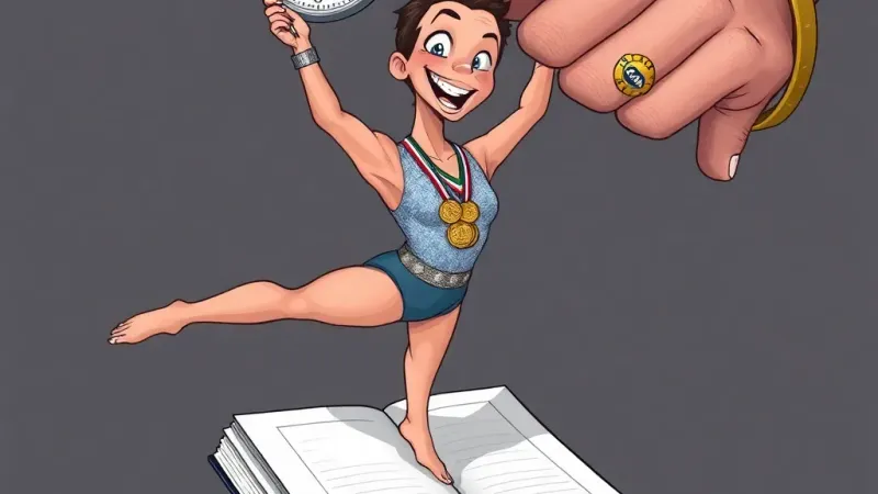 Championship Gymnast Briefly Attends Class to Appease Ncaa's 'Student' Charade