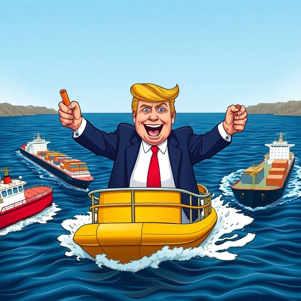 Trump Unveils 'Personal Blockade' of Hormuz, Says 'It'll Be Tremendous'