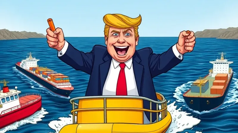 Trump Unveils 'Personal Blockade' of Hormuz, Says 'It'll Be Tremendous'