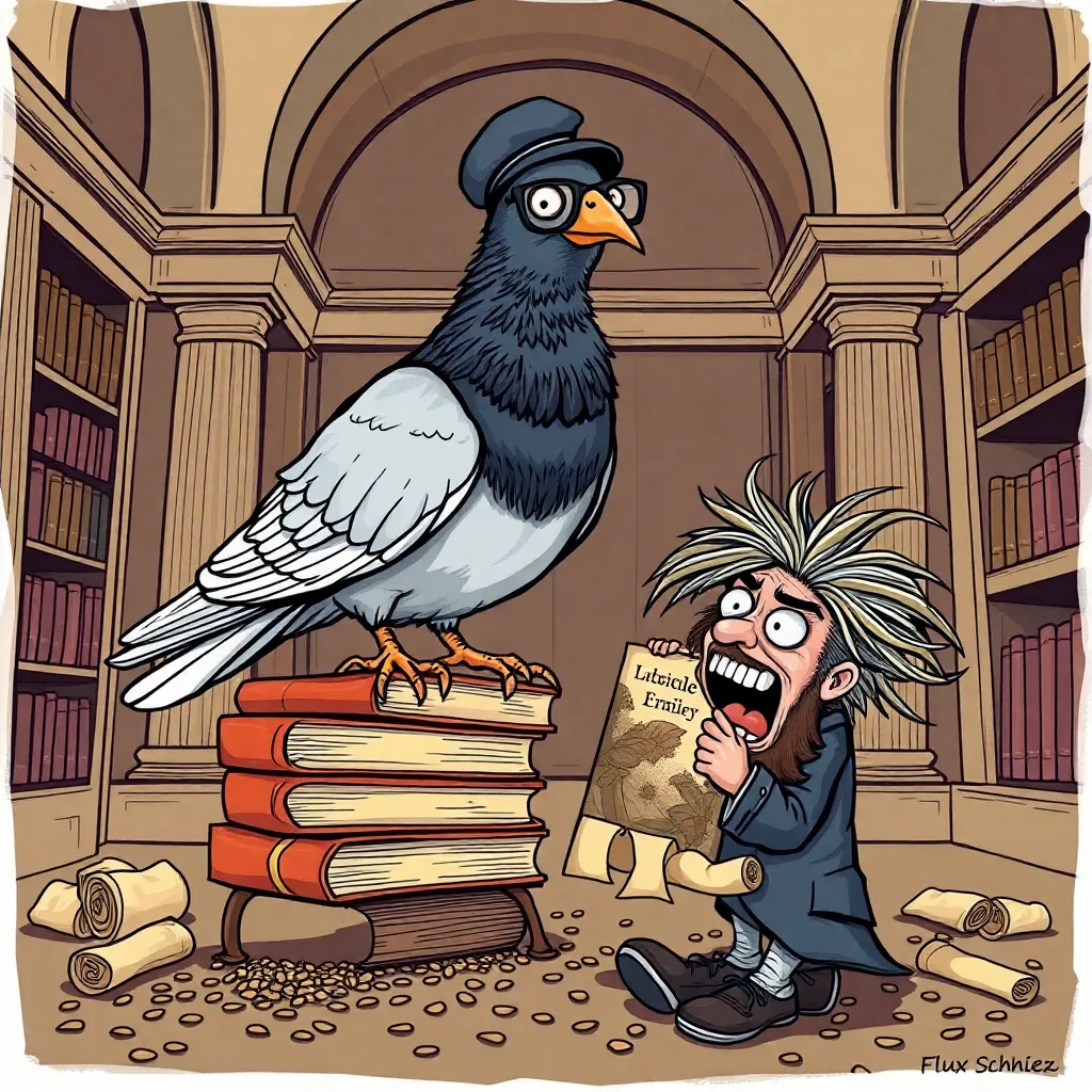 An Open Letter to the Particularly Philosophical Pigeon Perched Outside the Aptos Library