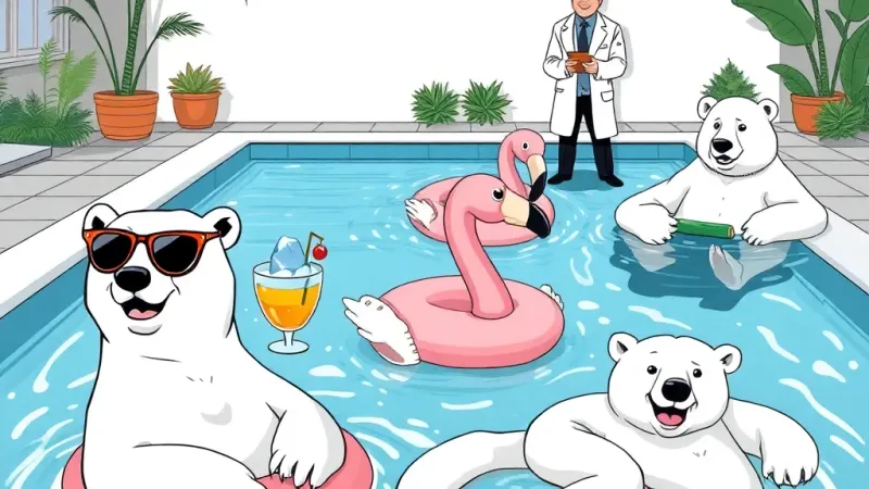 Polar bears embrace swimming as lifestyle, study says.