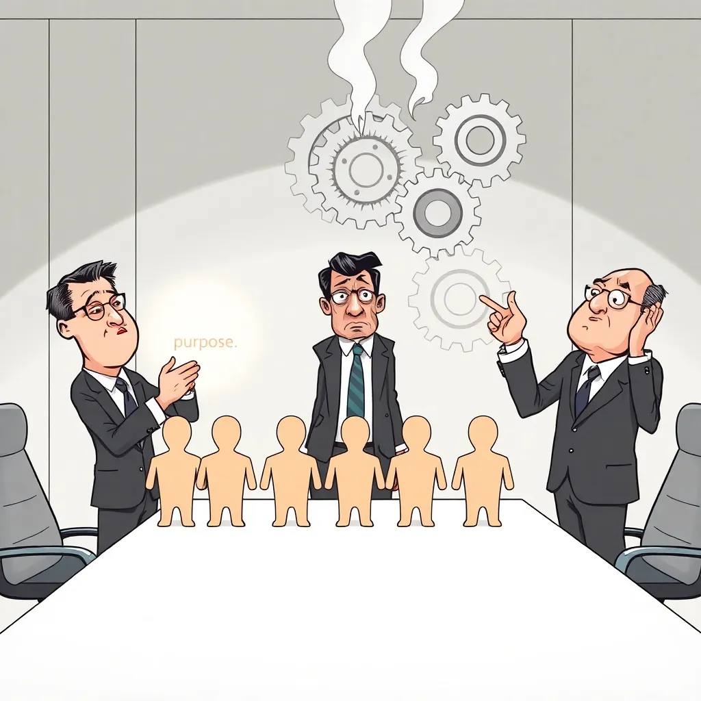 executives baffled by workers' disinterest in 'purpose-driven deliverables'